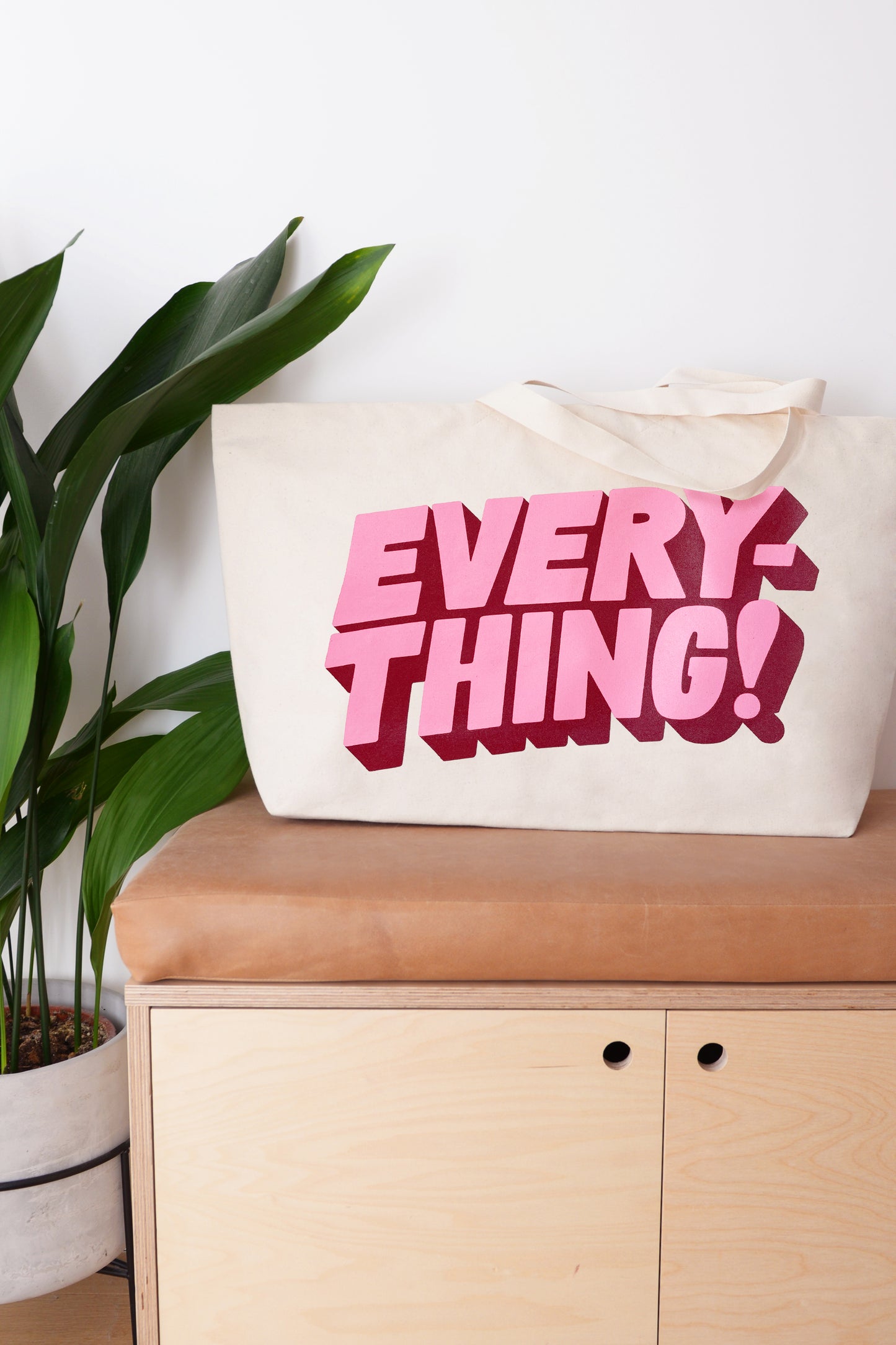 Everything Bag - Pink/Burgundy