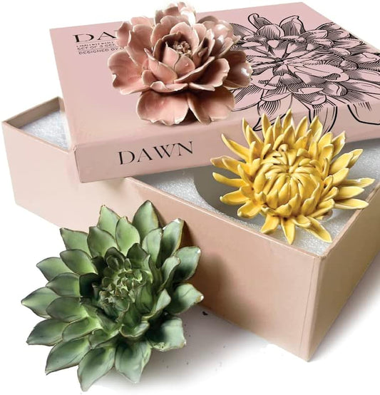 Dawn - Ceramic Flower Box Set