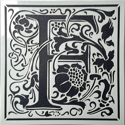 William Morris Inspired Cloister Letters