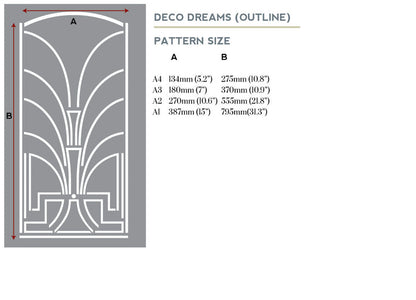 Deco Dreams Stencil