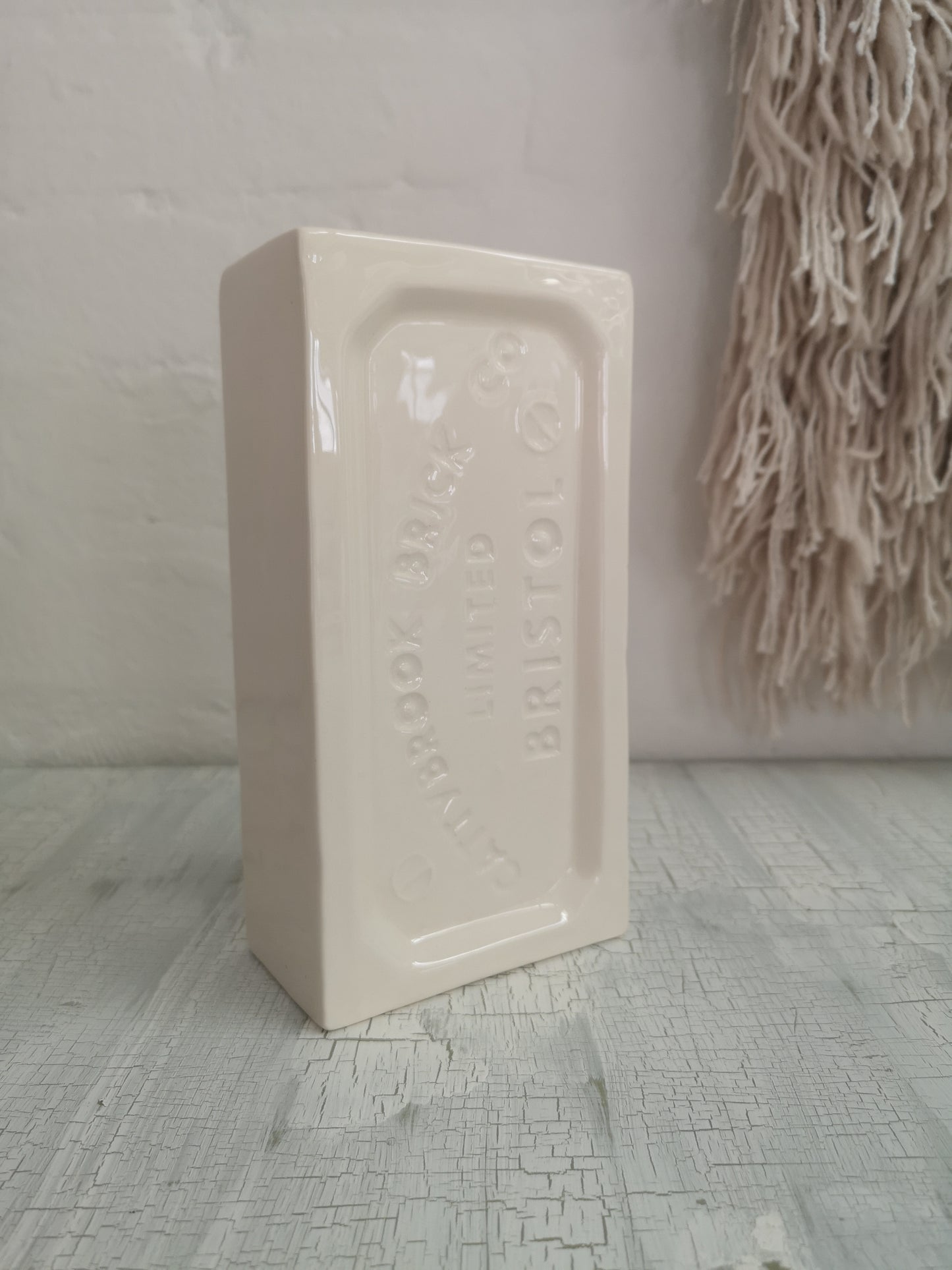 Bristol Brick Vase - White